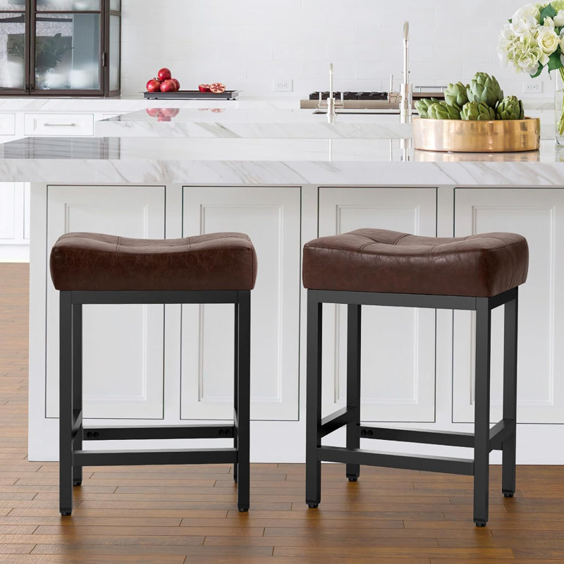 Tabouret 25,2 "Petre (ensemble de 1), Brun