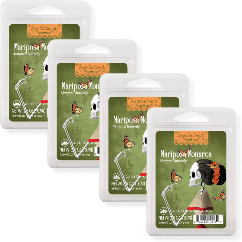 ScentSationals Mariposa Monara Waxes 4 PC