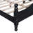 Govea Retro Wood Platform Bed with Solid Pine Construction and Slat Support-117503031-117503028