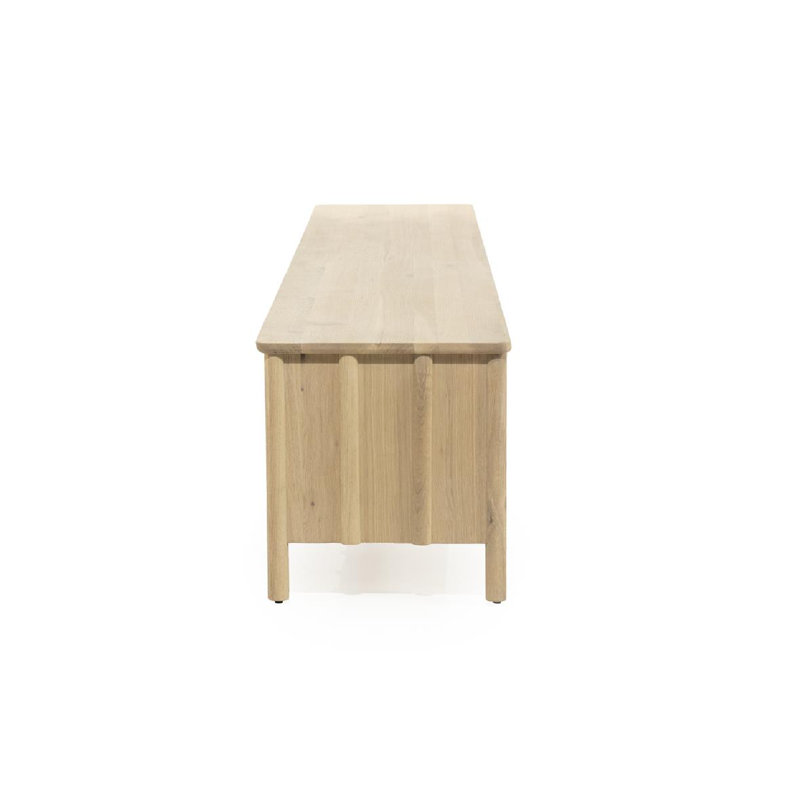 Jake 6-Door Media Unit, Oak Wood