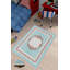 Tapis tissé de qualité supérieure, 5,2 x 7,5 pieds, 100% polyester, hauteur de velours de 0,3 po | Antibactérien, antidérapant, dessous lavable à la machine | Conception imprimée numérique 3D, idéale pour le salon et la chambre à coucher-668916412