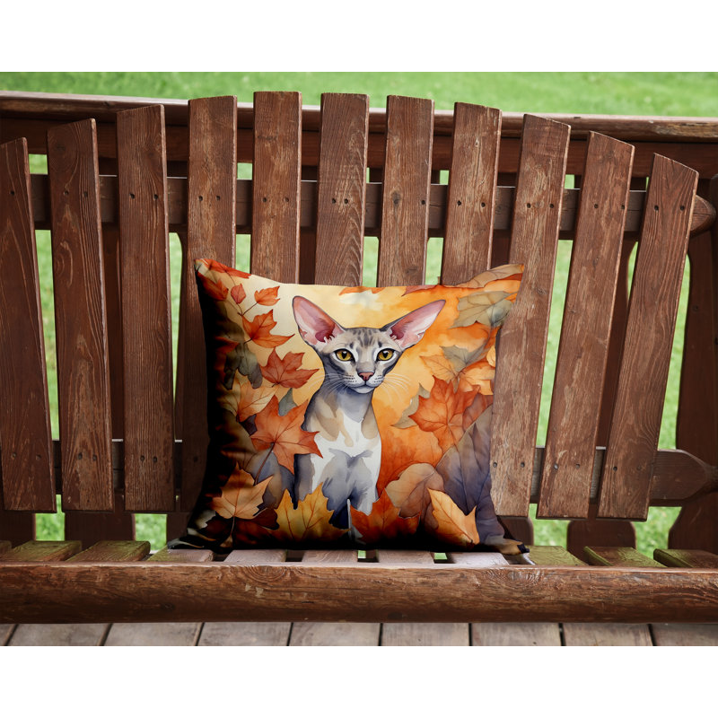 Coussin décoratif Oriental Shorthair, Carré 14 po