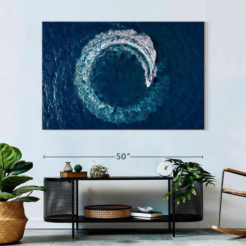 Mehar Boat Loop At Sea, 34" H x 51" W