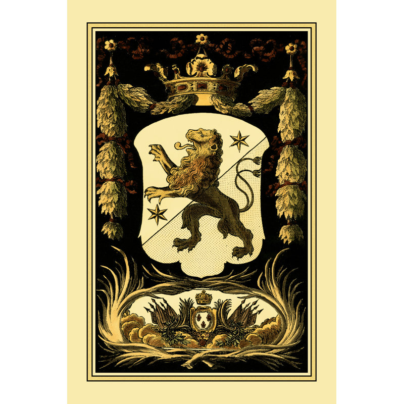 Family Crest III by Vision Studio - Wrapped Canvas Print, 122cm H x 81cm W x 3.8cm D
