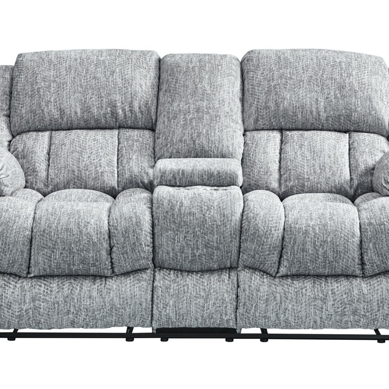 Causeuse inclinable STONIC avec console moelleuse et inclinable
