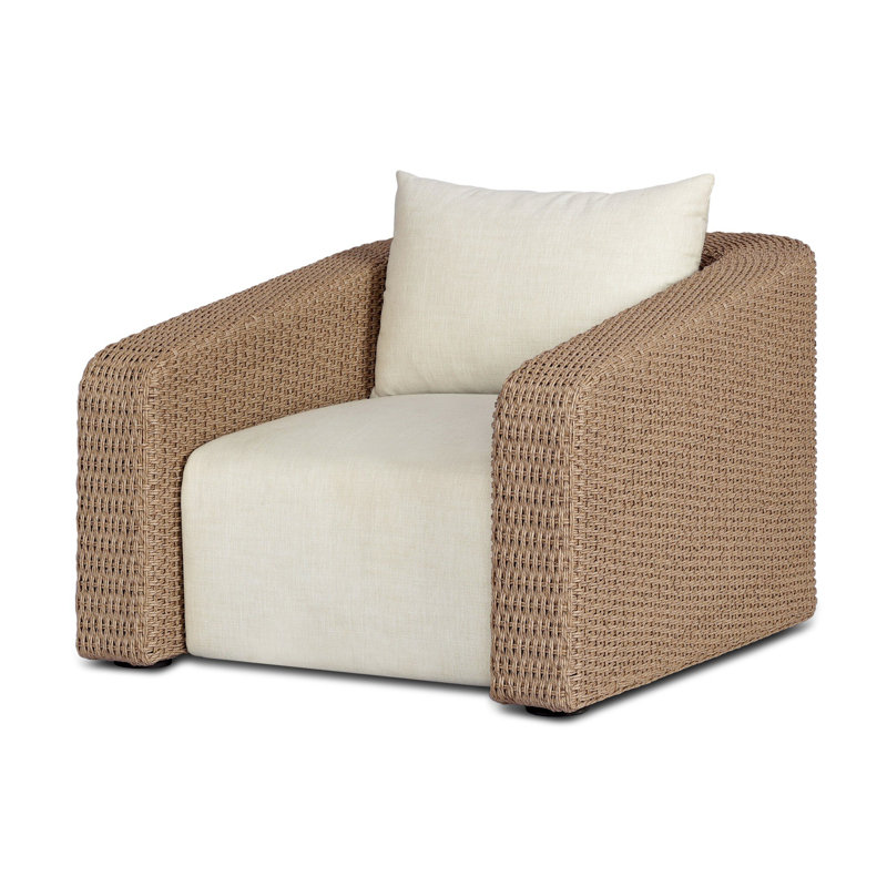 Westby Outdoor Chair-Faux Black Hyacinth, Faux Hyacinth, Vergo Cream