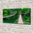 Bridge Over The River - No Frame Print on Canvas