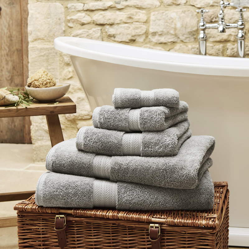 Renaissance Egyptian Cotton Bath Towel, Dove Gray