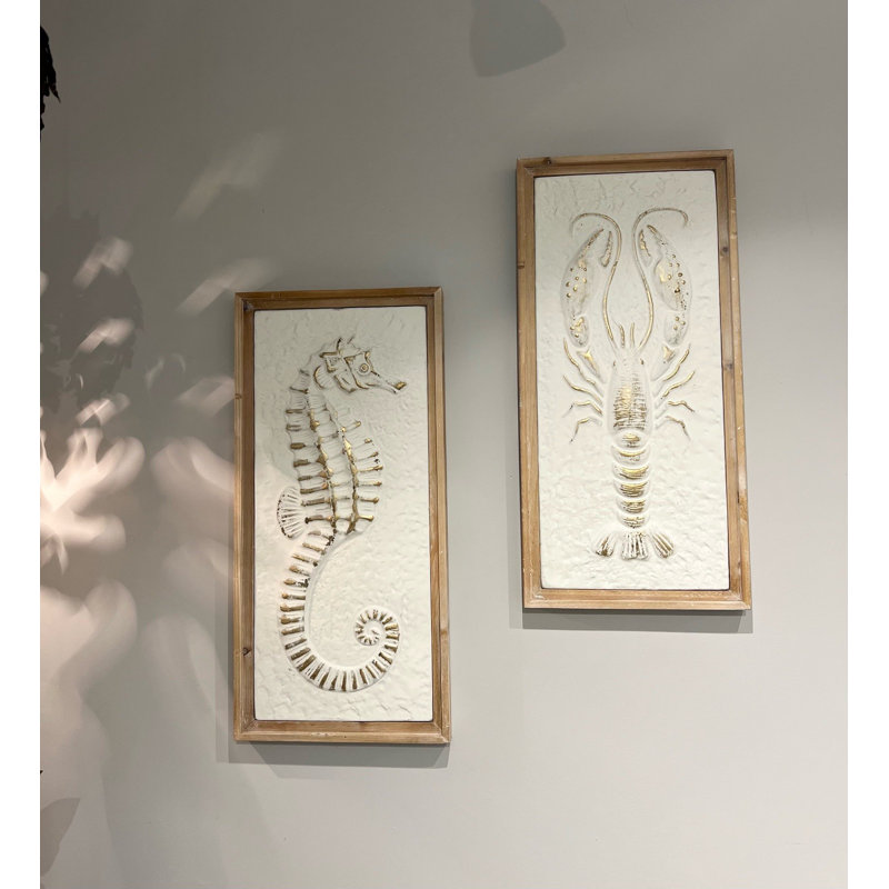Coastal Embossed Wall Art