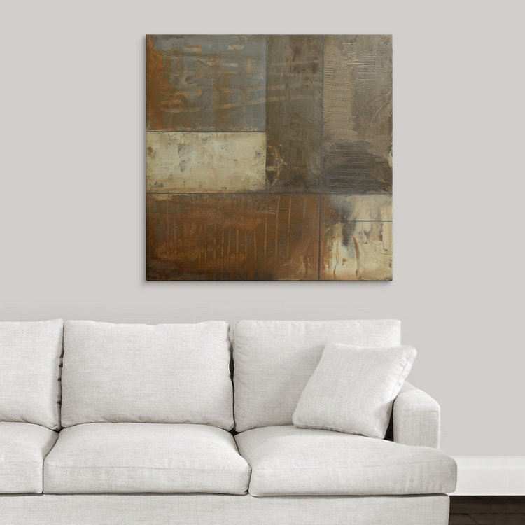 « i » jennifer de la peinture, reproduction d’art Re-Defined, H 35 po x l 35 po x P 1,5 po, Toile