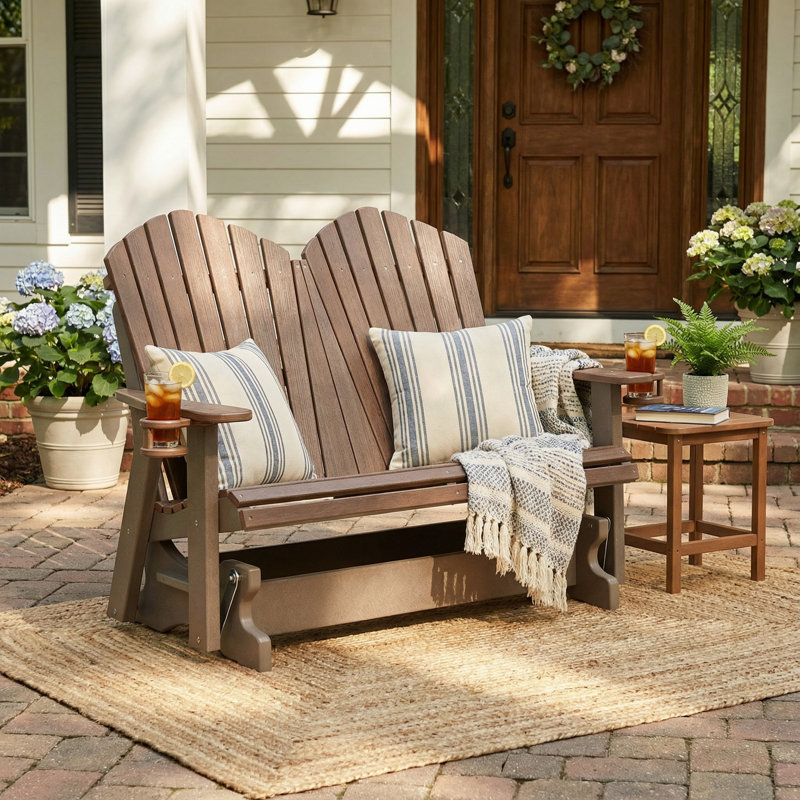 Fauteuil oscillant Adirondack