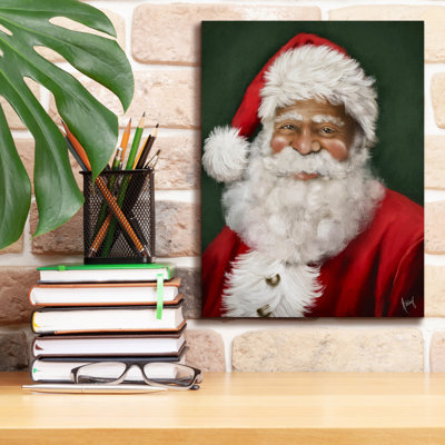 Art mural sur toile Epic Graffiti «Jolly Santa 2» par Ashley Bradley