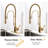 Pull Out Gooseneck High-Arc Kitchen Faucet-82627978