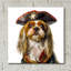  «Fluffy» par Sean Parnell, art mural en verre acrylique, 12 po x 12 po