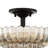 Alaina Glass Semi Flush Mount