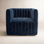Brandt Genuine Leather Swivel Armchair