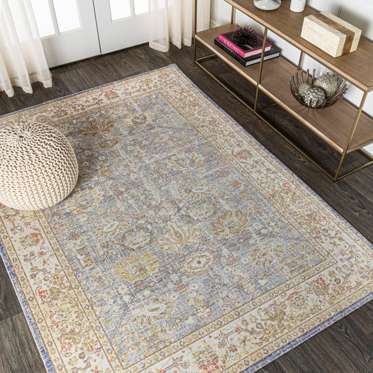 Eglinton Modern Faded Peshawar Gray/Ivory Rug