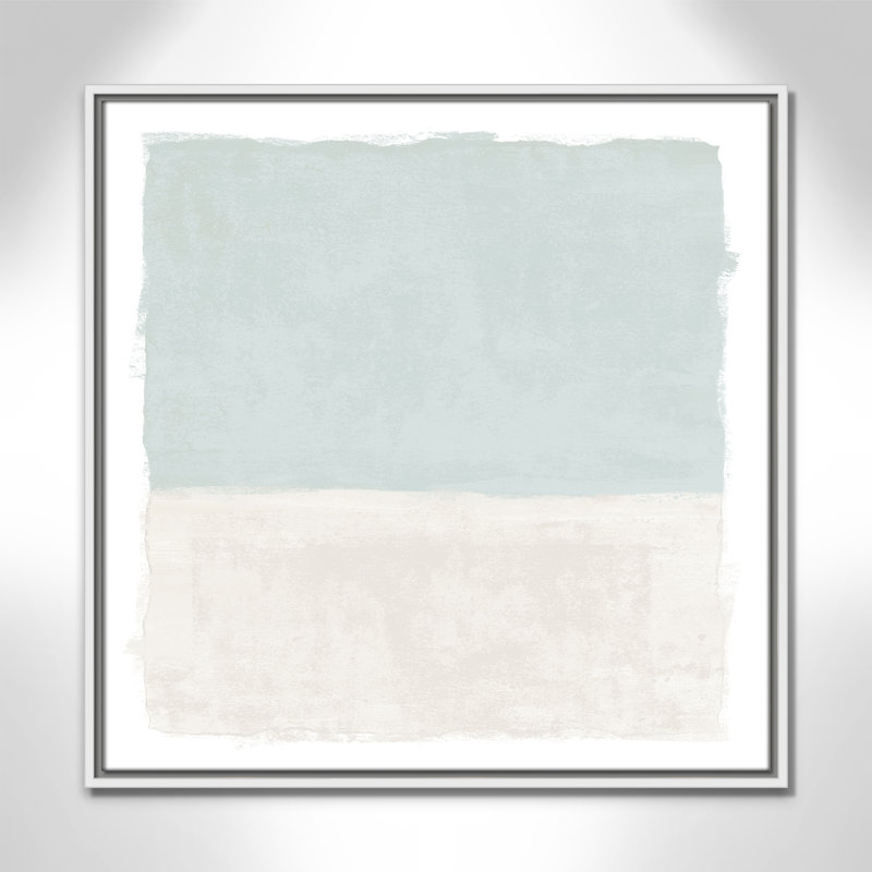 «Ocean Tides I» par Natalie Carpentieri, H 25,5 po x l 25,5 po, Blanc