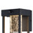 15" Crystal LED Outdoor Wall Sconce with Motion Sensor & Dusk to Dawn Function -470733060