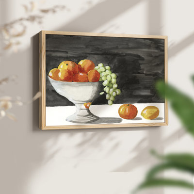 Watercolor Fruit Bowl II - Reproduction encadrée - Restickable