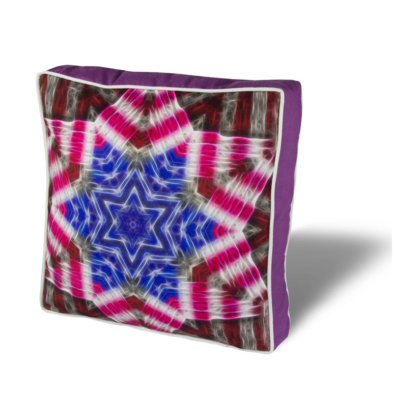 Coussin carré de qualité supérieure, 16,5 x 16,5 pouces, 50% coton / 50% polyester | Lavable et repassable avec fermeture à glissière dissimulée | Rembourrage en silicone pour un confort ultime | Housse amovible, parfaite pour la décoration intéri