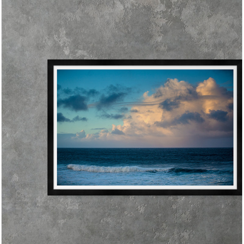 Ocean Sunset On The Horizon - Photographie de cadre photo