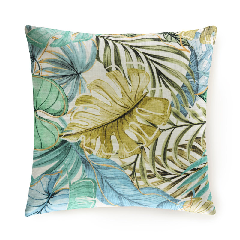 Eden Capri Printed Cotton Pillow Made-To-Order, Square 24"
