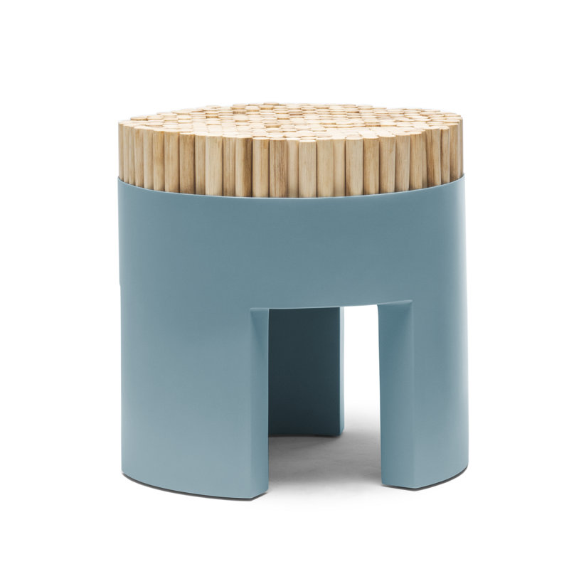 Chiquita Accent Stool, Sky Blue