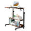 Adjustable Height Steel Computer Desk with Built-In Electrical Outlet-2087264406