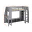 Lit mezzanine simple avec bureau-1375409093