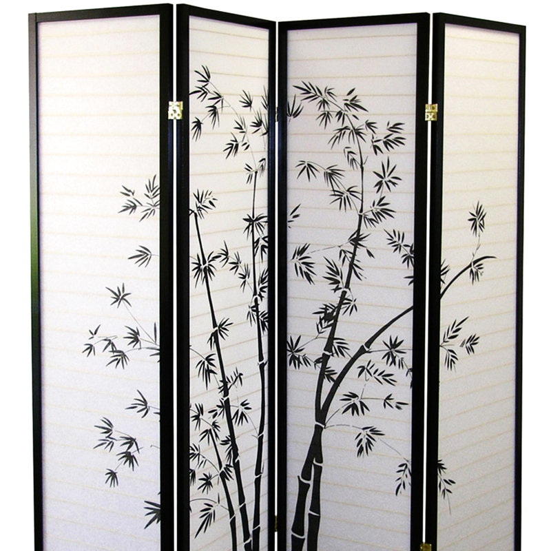 70" High 4 Inspired Room Divider - Black Finish To Create Privacy And Add Character In Height Themed Panels With For Space Organization