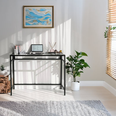 Milibor Modular Tempered Glass Writing Desk