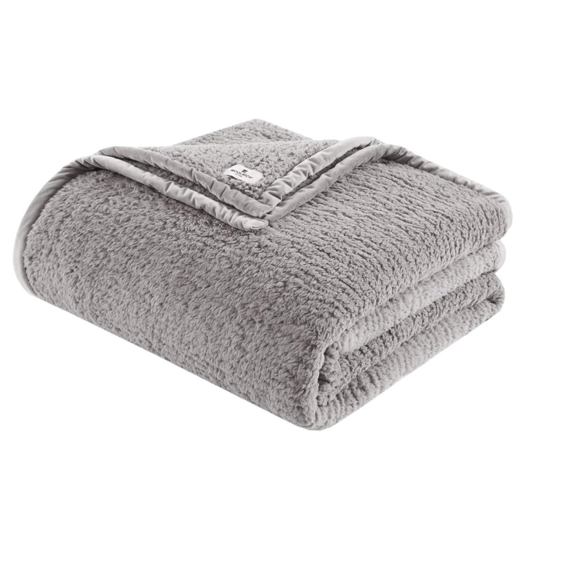 Couverture Burlington, Simple, gris