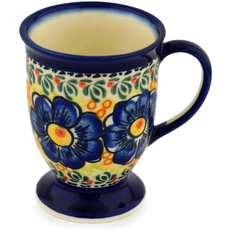 9 oz. Grande tasse en grès - Beauté d'été