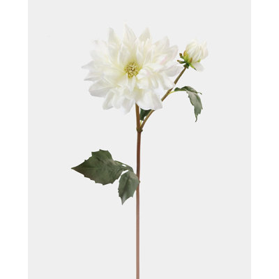 Dahlia artificiel blanc 20,5 po
