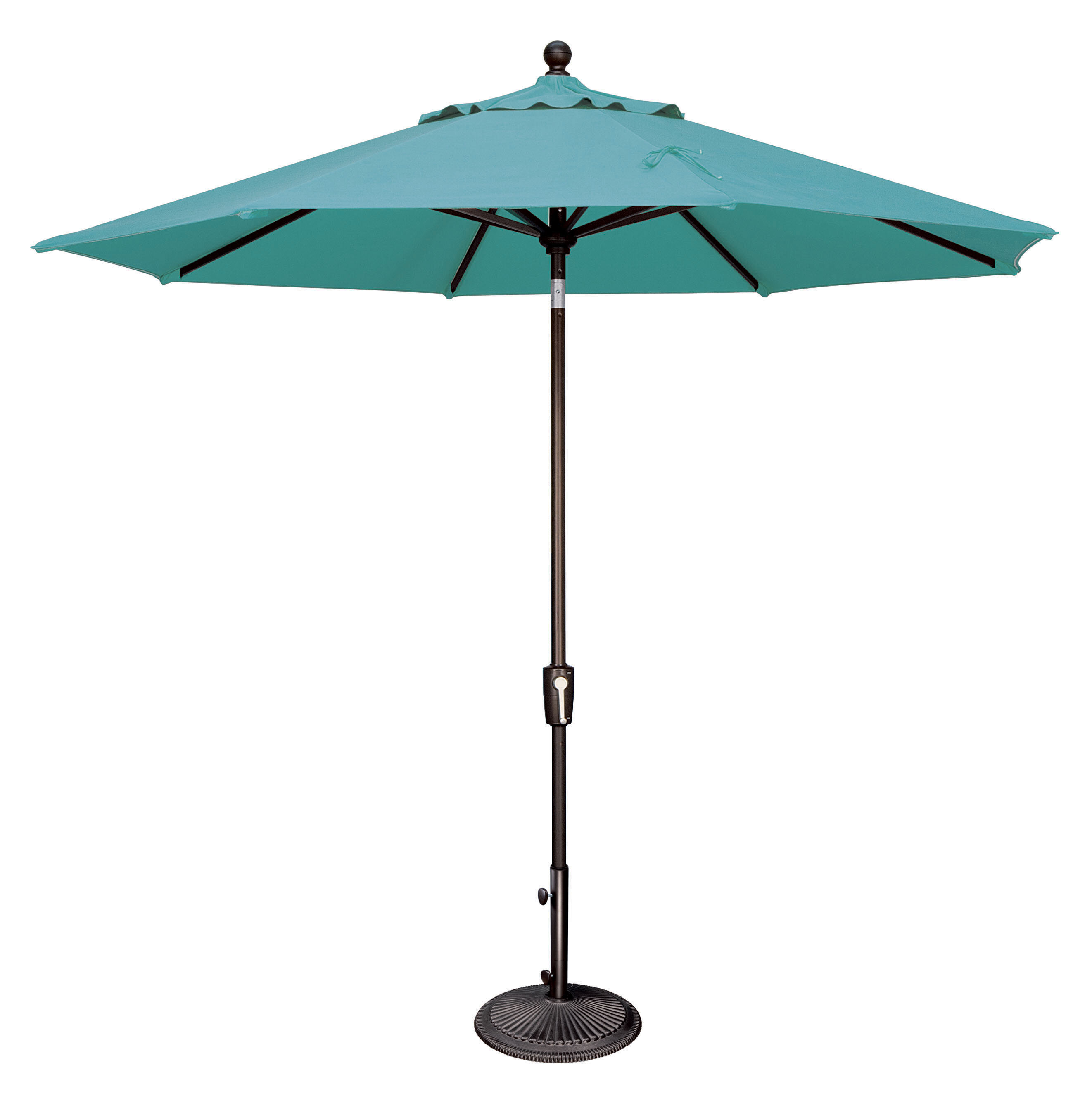 CANVAS UV-Protected Fabric Outdoor/Patio Market Umbrella w/ Crank