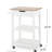 Compact wooden kitchen cart - functionality and style coexist