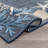 Coastal Border Navy/Ivory Indoor/Outdoor High-Low Area Rug-726824790-726824791