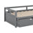 Twin Size Extending Daybed With Trundle-562126925