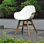 Rafael Wood Premium All-Weather Wicker Outdoor Dining Armchair