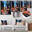 New York City Time Square Lights III - art mural en métal New York City-101154060