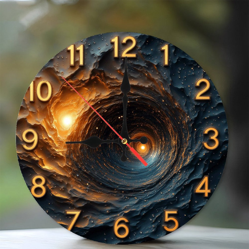 Horloge cosmique tourbillonnante