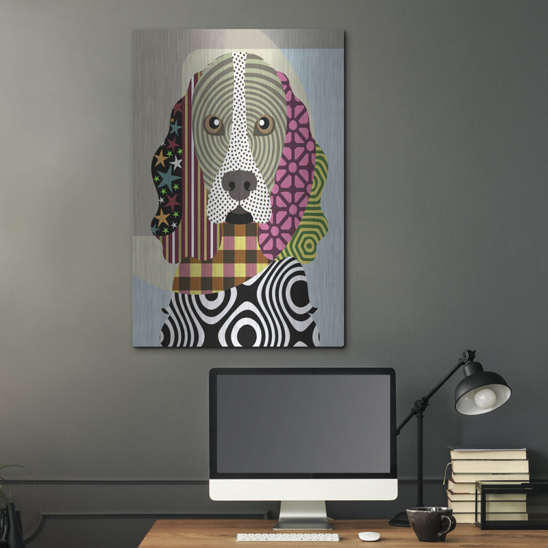 «Cocker Spaniel Dog» par Lanre Adefioyue, H 36 po x l 24 po