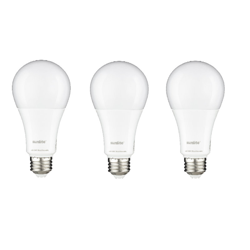 3- Pack, LED, UL Listed, A21 Light Bulb, Warm White 3000K, 3000K