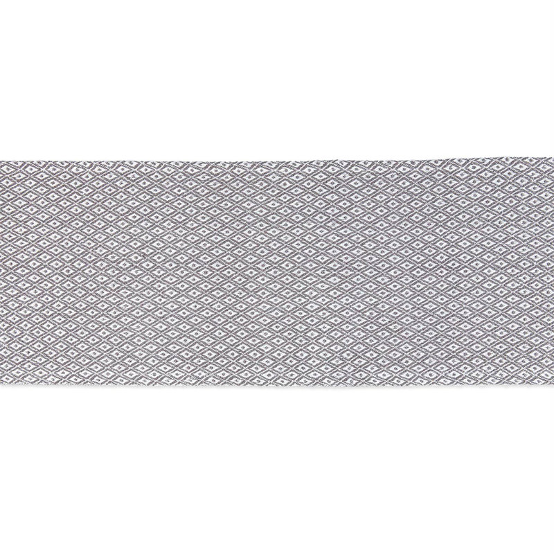 Anoka Geometric 100% Cotton Table Runner, Stone