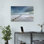 Art contemporain paysage côtier serein minimaliste