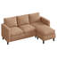 Canapé rembourré 73,6 po avec repose-pieds Roshod-531908649