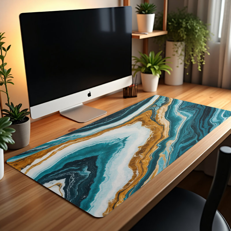 Polyester Desk Pad, 23.6x13.8