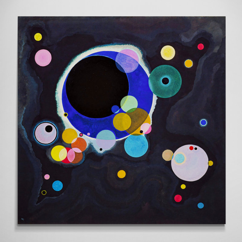 Several Circles by Wassily Kandinsky - Wrapped Canvas Art Prints, 61cm H x 61cm W