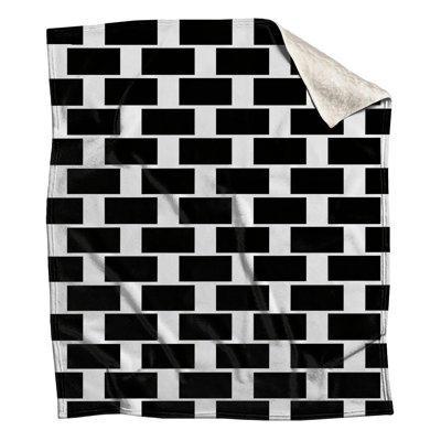 Couvertures damier noires et blanches